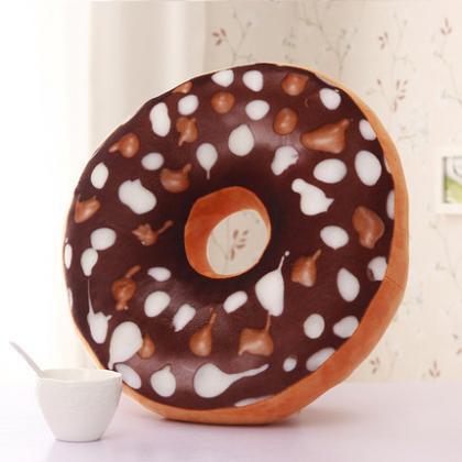 3d Creative Plush Donut Food Pillows Stuffed Toys..