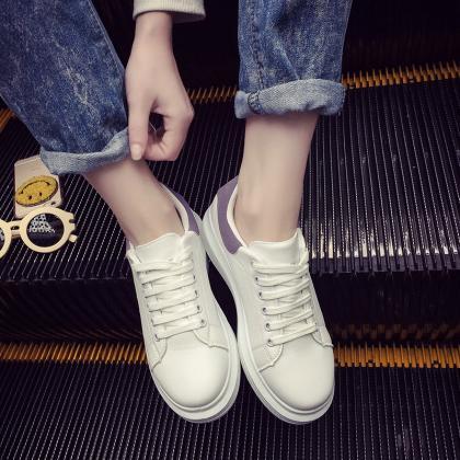 Arrivals White Thick Heel Women Sports Shoes..
