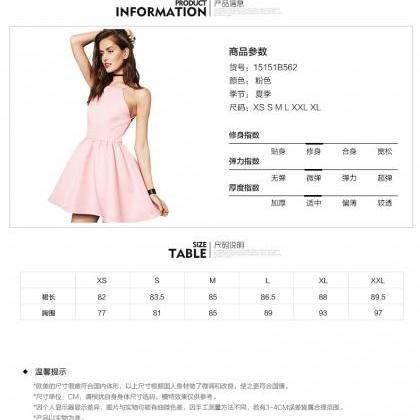 Spring And Summer Sexy Strap Backless Dress A Line..